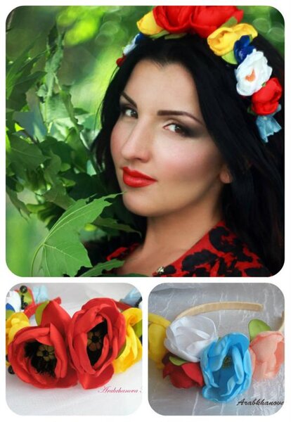 Венок в украинском стиле" Украиночка"