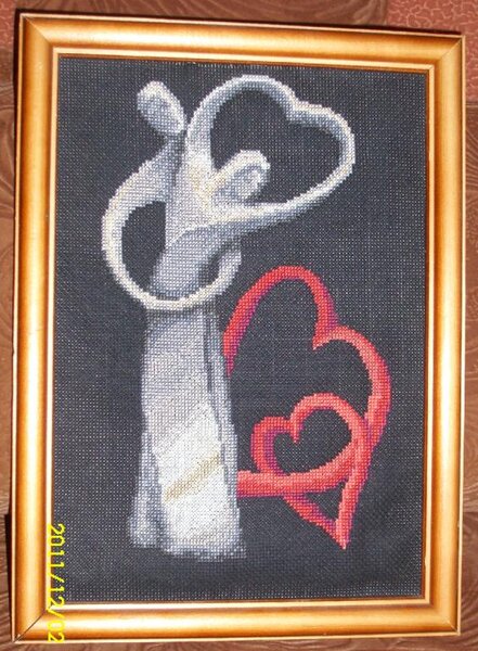 любовь вышивала друзьям на ситцевую свадьбу