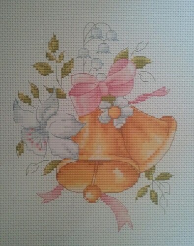 3. Колокольчики.  Основная вышивка.