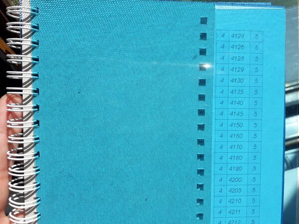 Брошюра со всеми остальными номерами DMC, не арт.117. Вариант с синей прозрачной ПВХ-обложкой. 10 стр. + 2 стр. поисковика. 80 грн.