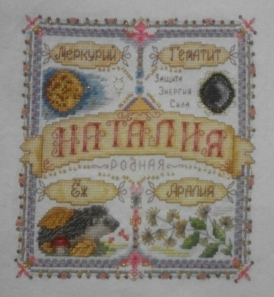 НАТАЛИЯ. Именной оберег.