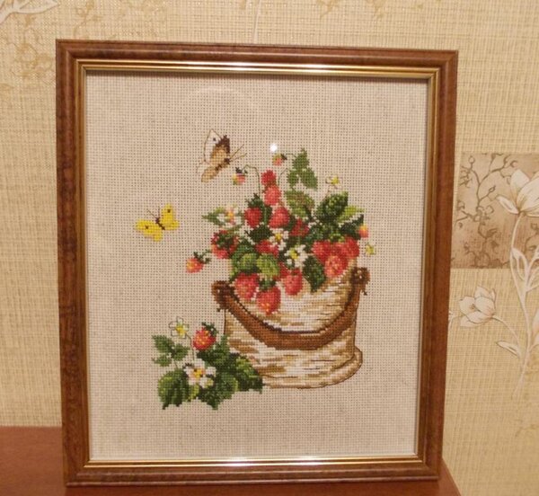 Риолис 873 «Лукошко с земляникой»