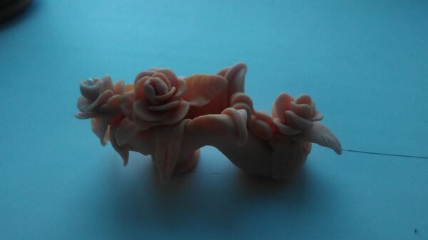 Башмачок из полимерной глины, первый опыт работы с этим материалом