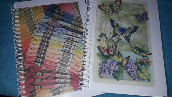 Незаполненные брошюрки. Слева - DMC, справа - Dimensions. 100 грн. любая