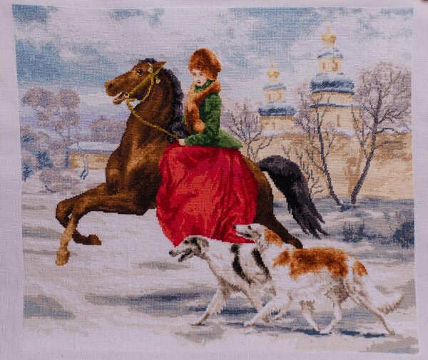 Зимняя прогулка, "Золотое руно"