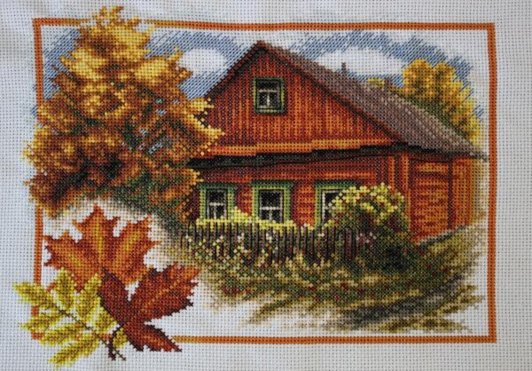 Осень в деревне моя 26-ая работа