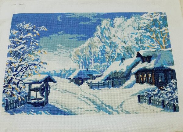 Русская зима. Моя 28-ая работа