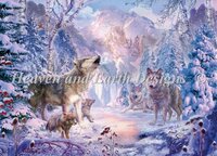 JAN PATRIK KRASNY - Snow Landscape Wolves.jpg
