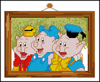 Portrait of three pigs.gif