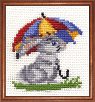 Зайка под зонтом.gif