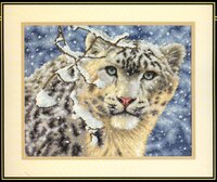 Снежный леопард от Дименшионс карт..jpg