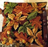 Vervaco 1200-727 Autumn Leaves 3 Cushion Front.jpg