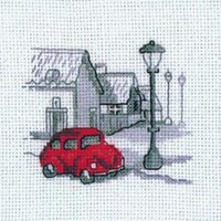 Permin 14-7111 Red Car Parked.jpg