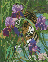 Candamar 30903 тигр и ирисы.jpg