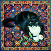 Posky On Oriental Rug.JPG