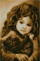 Девочка с котёнком от Ющук (скан).jpg