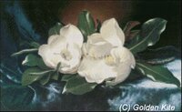 546 Magnolias On A Blue Velvet Cloth.jpg
