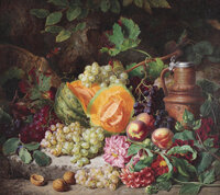 Josef Lauer_Rich Still Life with Mellons .jpg