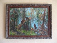 Гобленсет. Janna Утро в сосновом бору. Шишкин.jpg