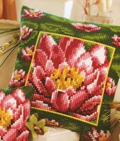 Vervaco 1200-769 Bordered Lily Pad Pillow Cover.jpg