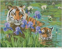 Candamar Design - 51205 - Mom and baby (Tigers) (xsd).jpg