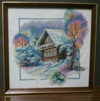 20. Деревенский домик.Зима.jpg