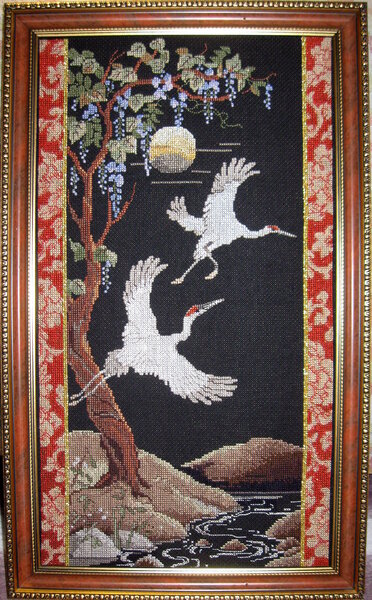 Журавли (25х45 см).JPG