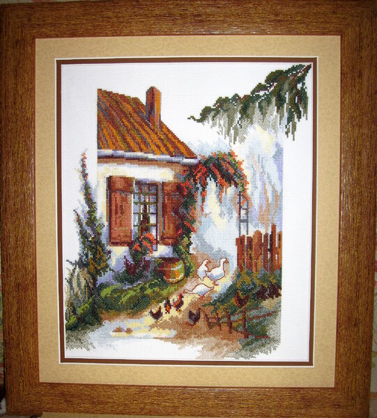 Солнечный домик от ЧМ, 26х31 см.JPG